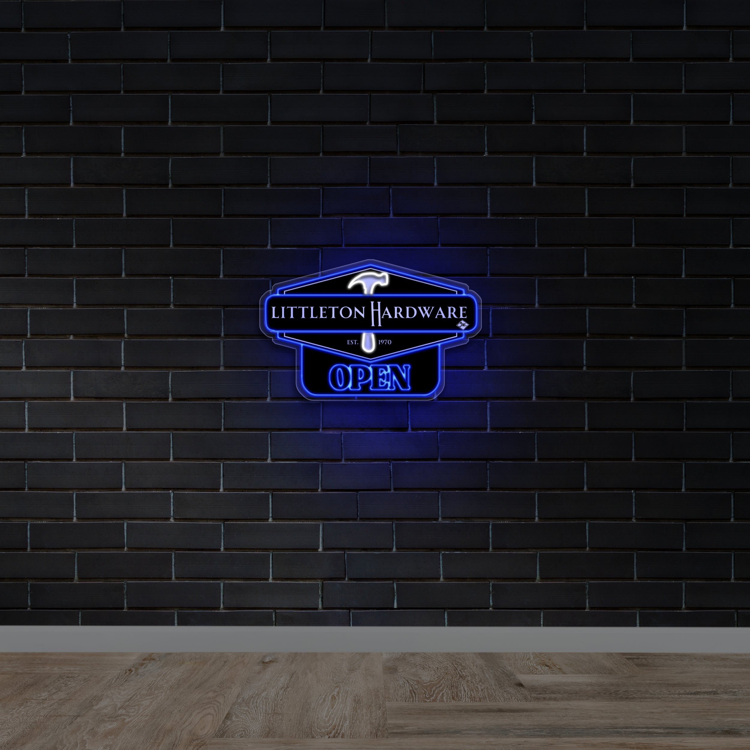 Littleton Hardware - Premium Neon Artwork
