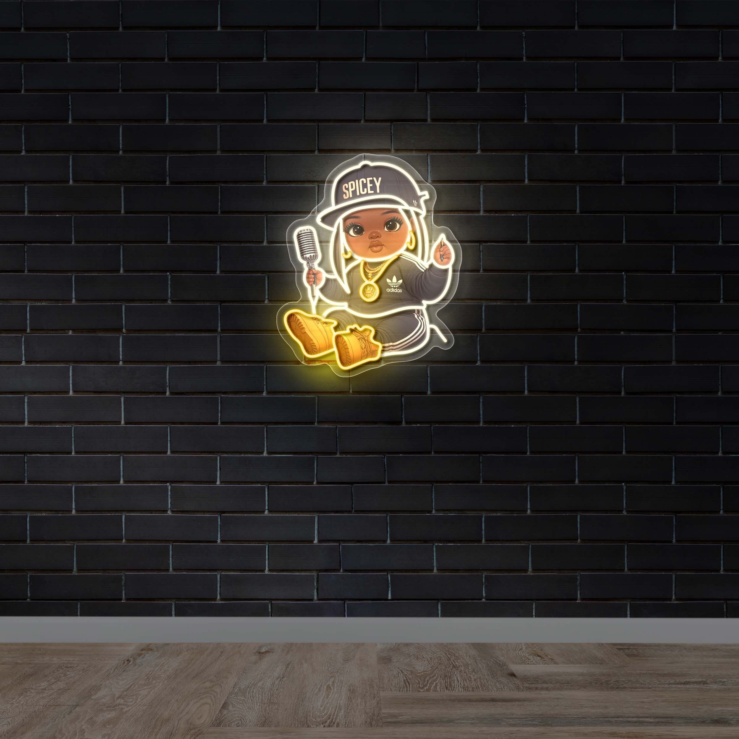 Spicey Character – Premium Neon Artwork