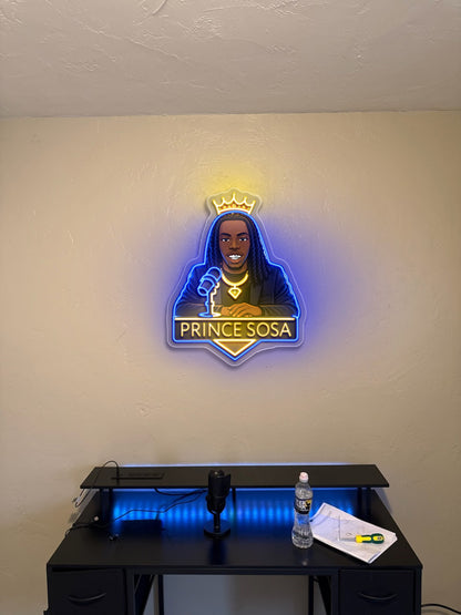 PRINCE SOSA - Premium Neon Artwork