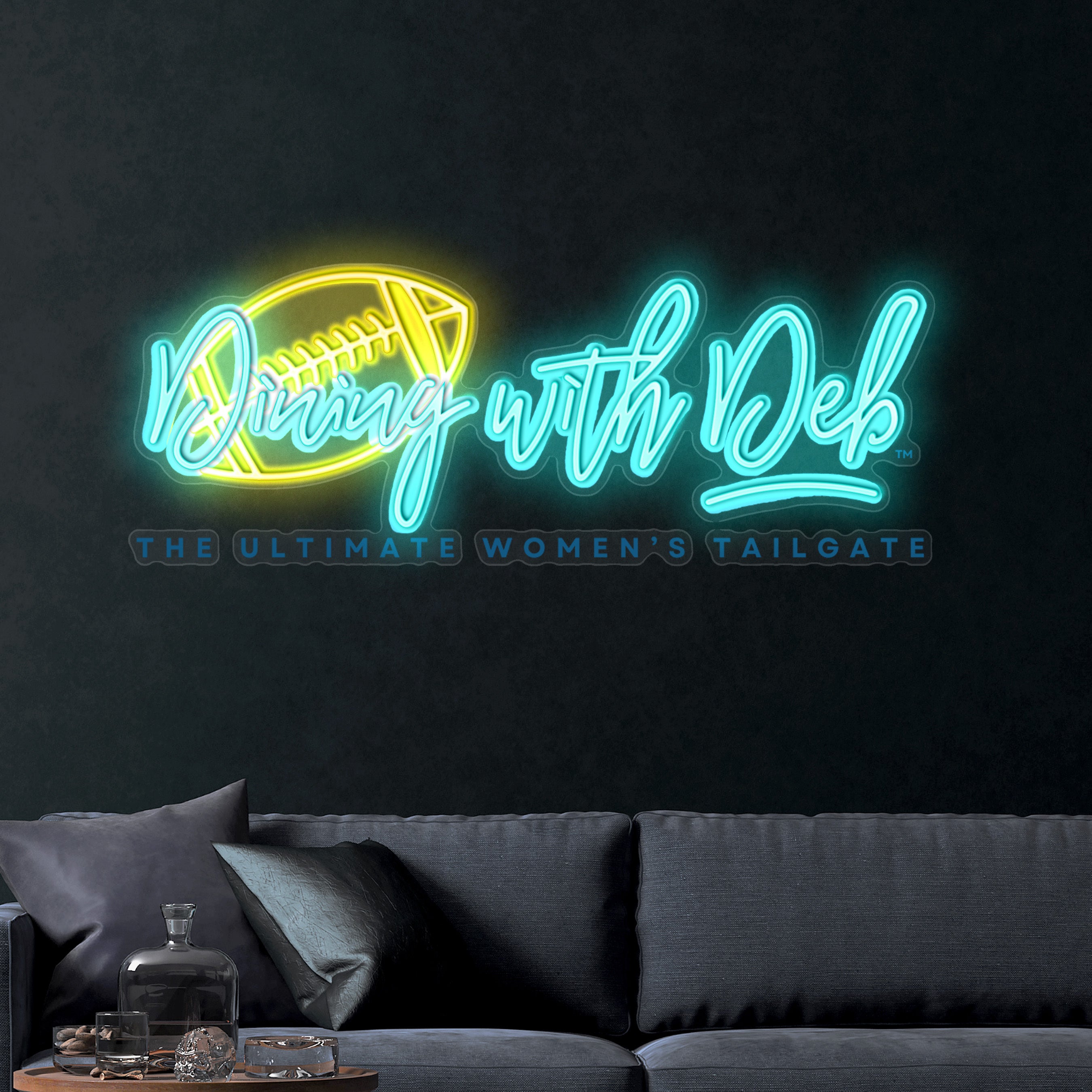 Dining With Deb – Premium Neon Artwork