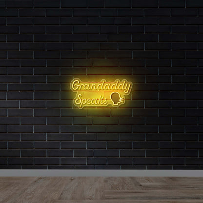 Grandaddy Speaks - Premium Neon Artwork