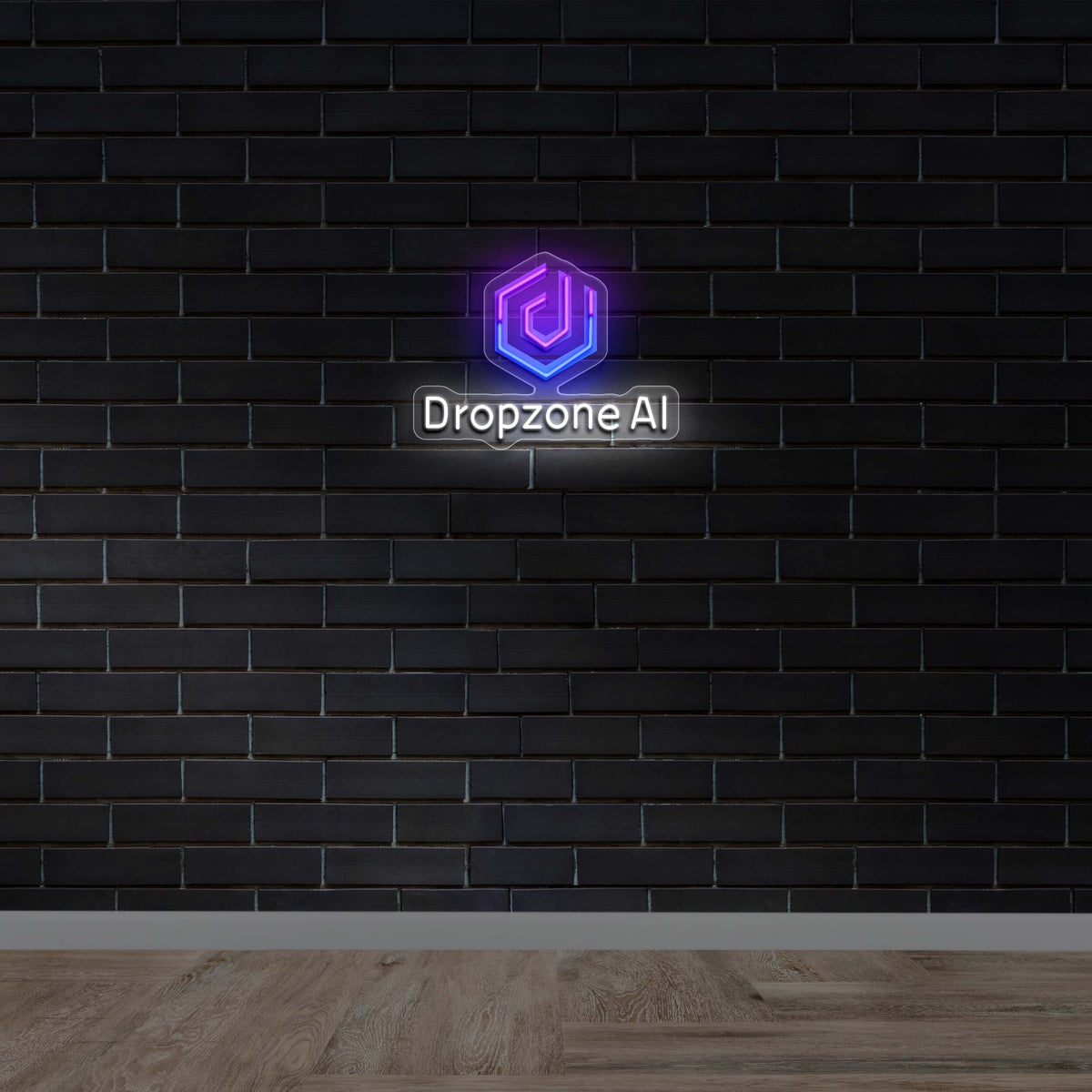 Dropzone AI - Premium Neon Artwork