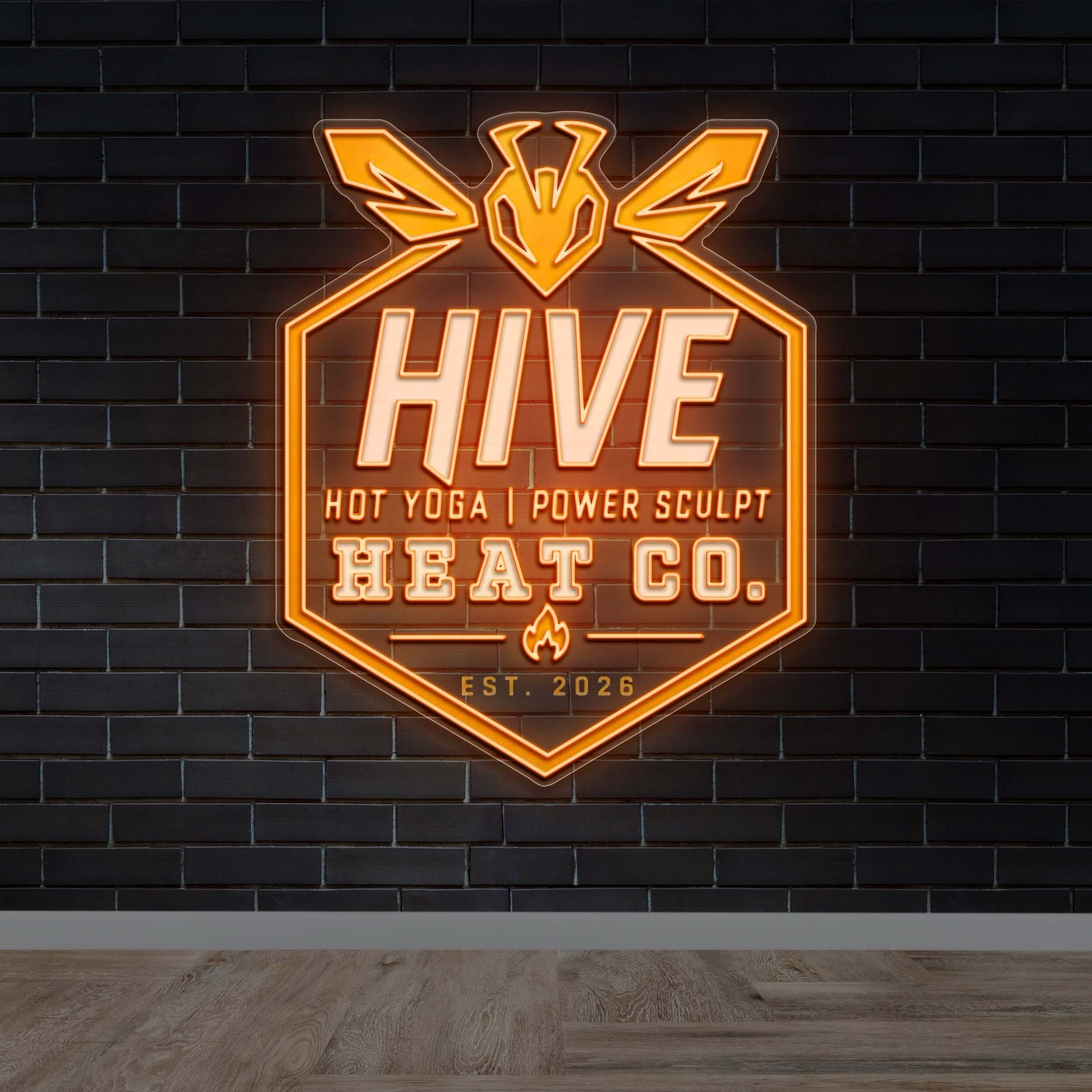 Hive Heat Co. - Premium Neon Artwork