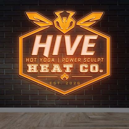 Hive Heat Co. - Premium Neon Artwork