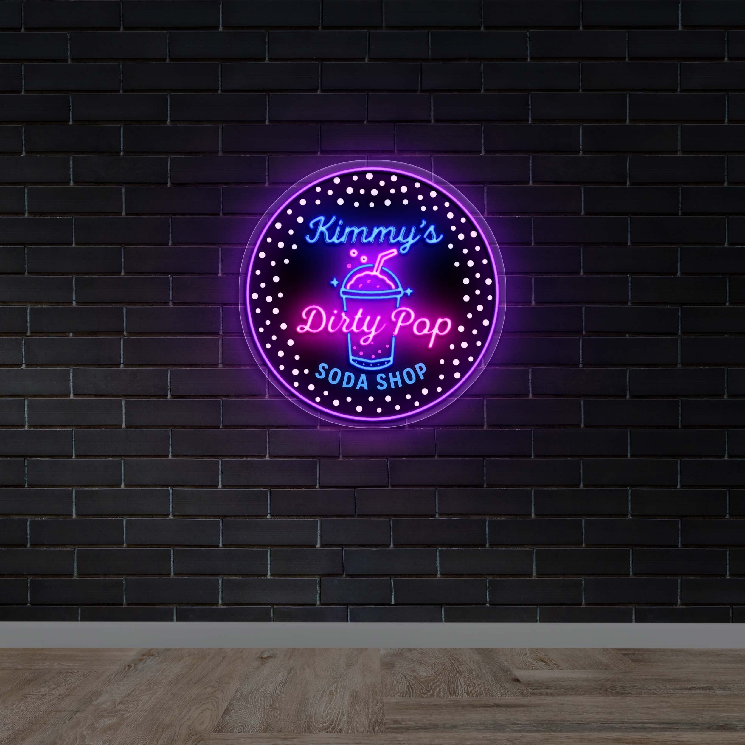 Kimmy's Soda Shop - Premium Neon Artwork