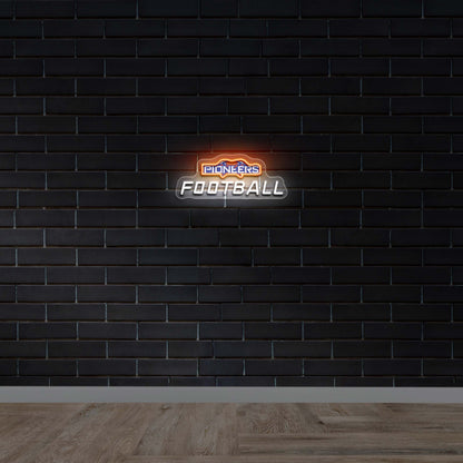 Pioneers Football - Premium Neon Artwork