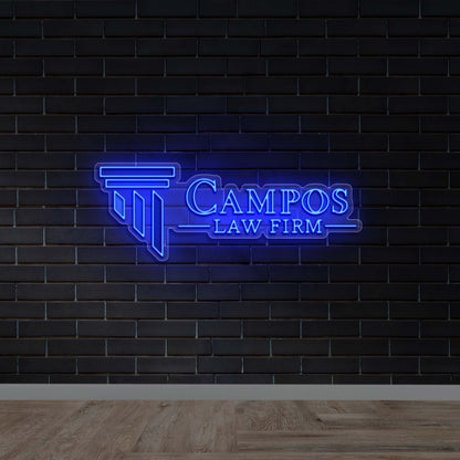 CAMPOS LAW FIRM - Premium Neon Artwork