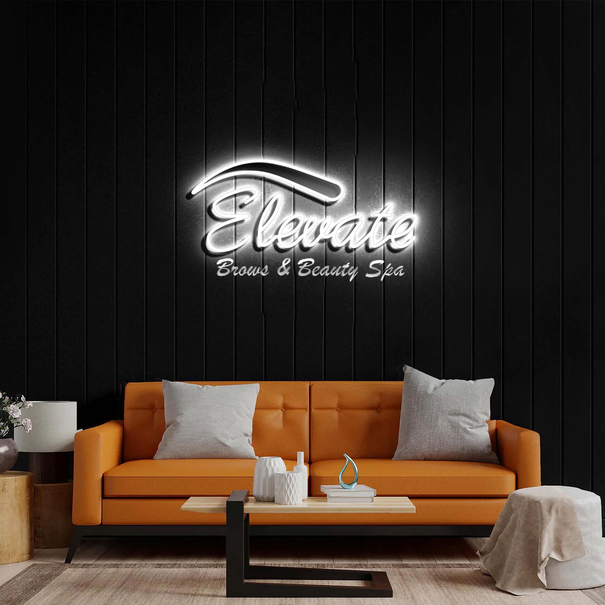 Elevate - Premium Neon Artwork