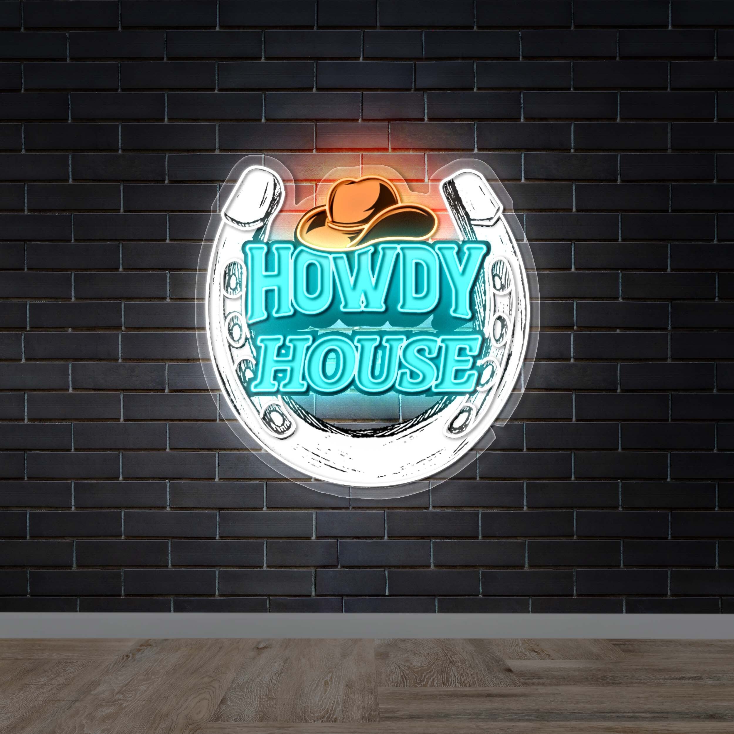 HOWDY HOUSE - Premium Neon Artwork