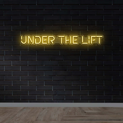 Under the Lift - Premium Neon Artwork