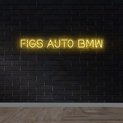 FIGS AUTO BMW - Premium Neon Artwork