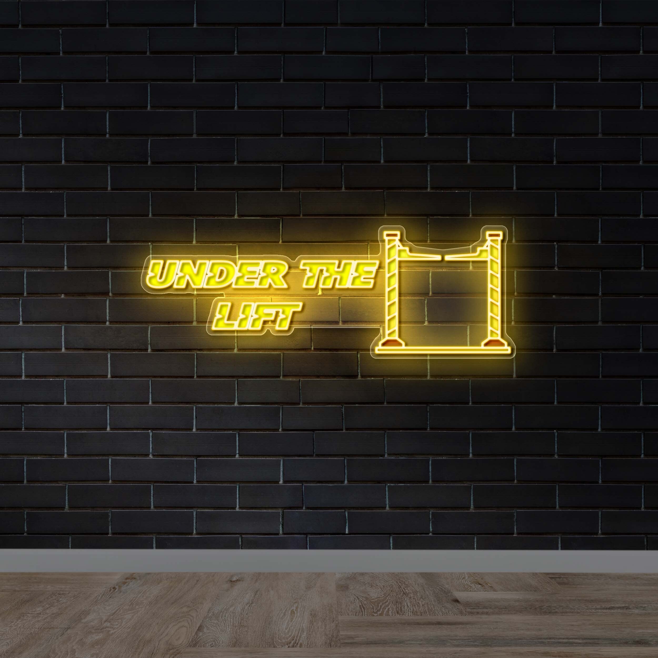 Under The Lift Neon Sign - Premium Neon Artwork
