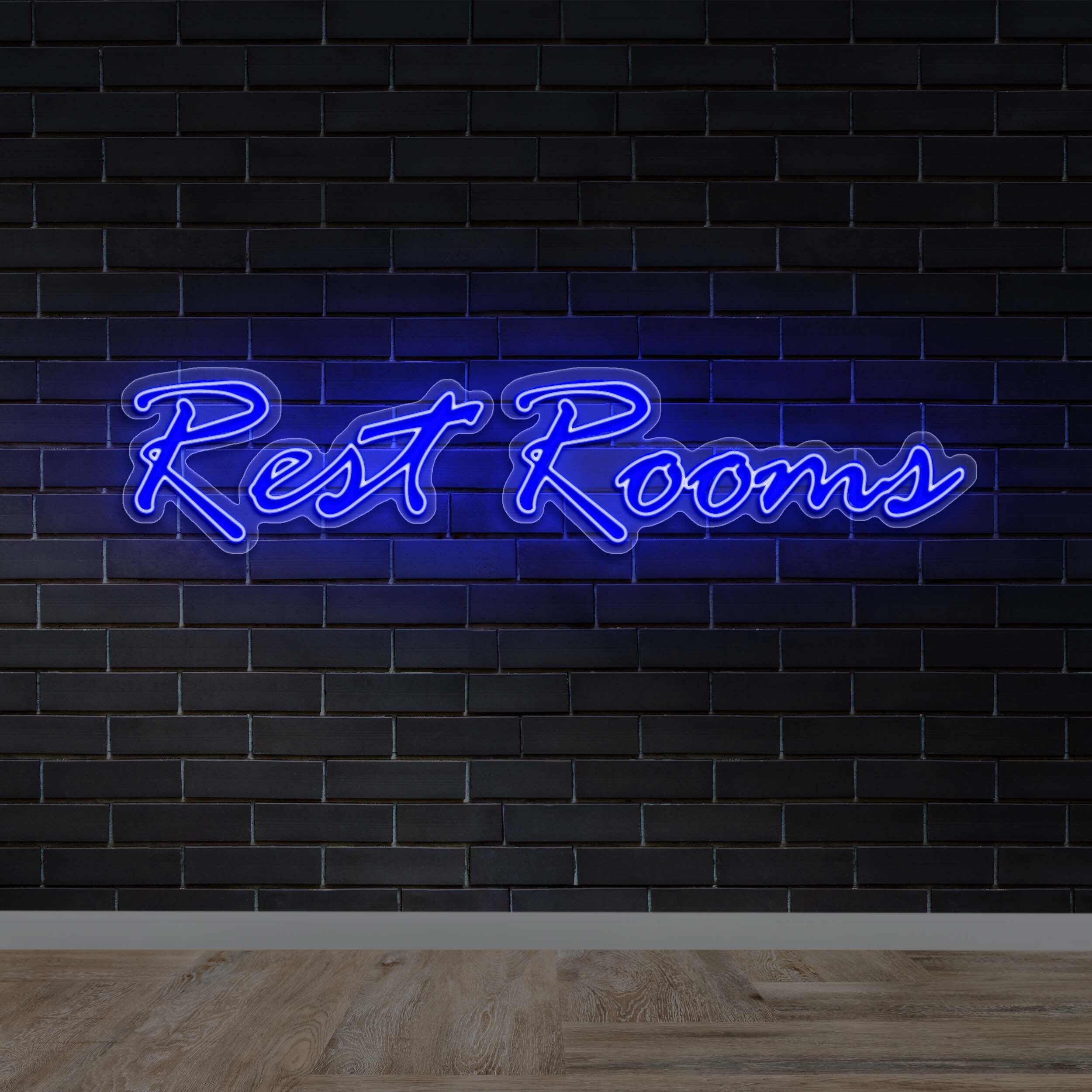 Rest Rooms/Fitting Rooms (Combined Quote) - Premium Neon Artwork