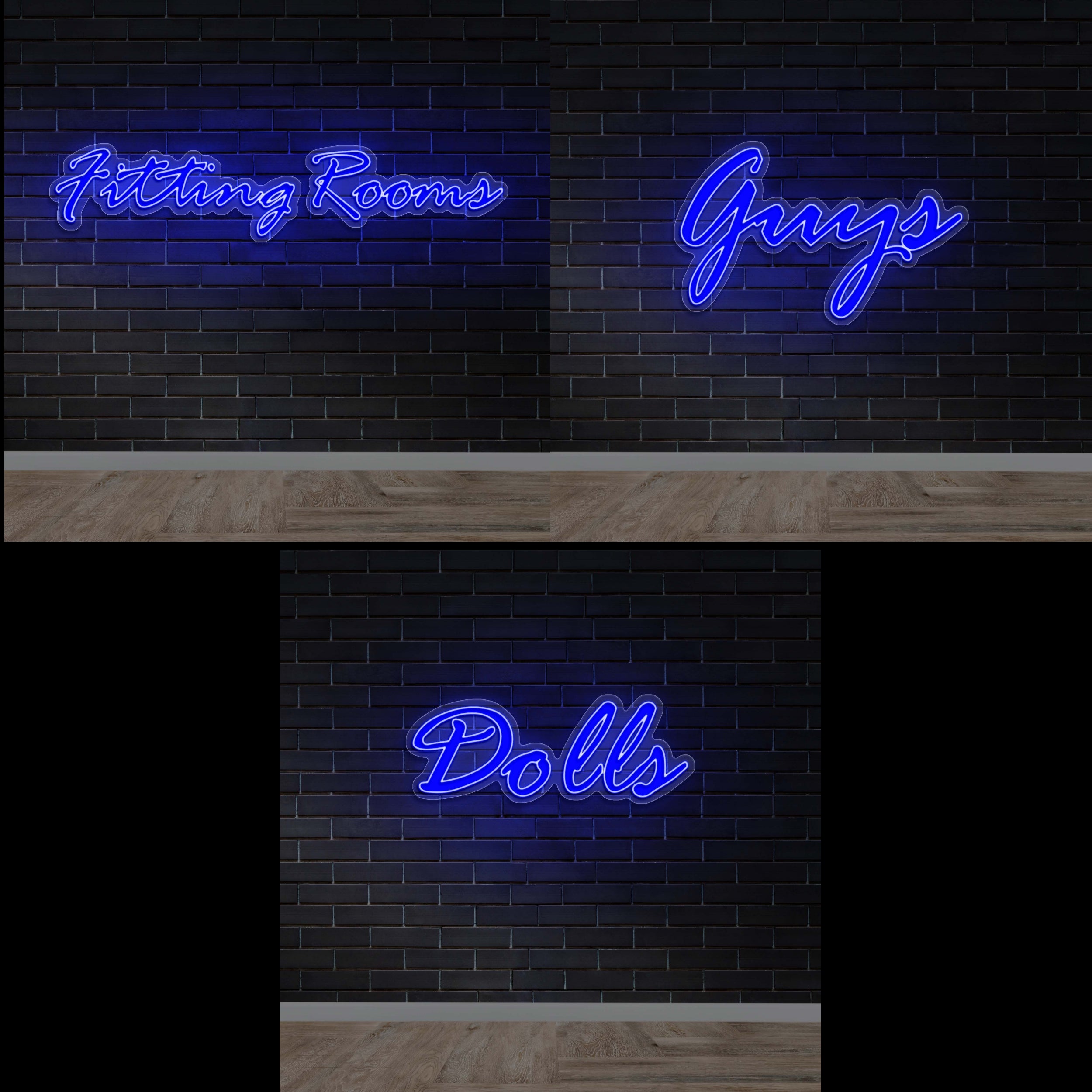Guys/Dolls/Fitting Rooms (Combined Quote) - Premium Neon Artwork