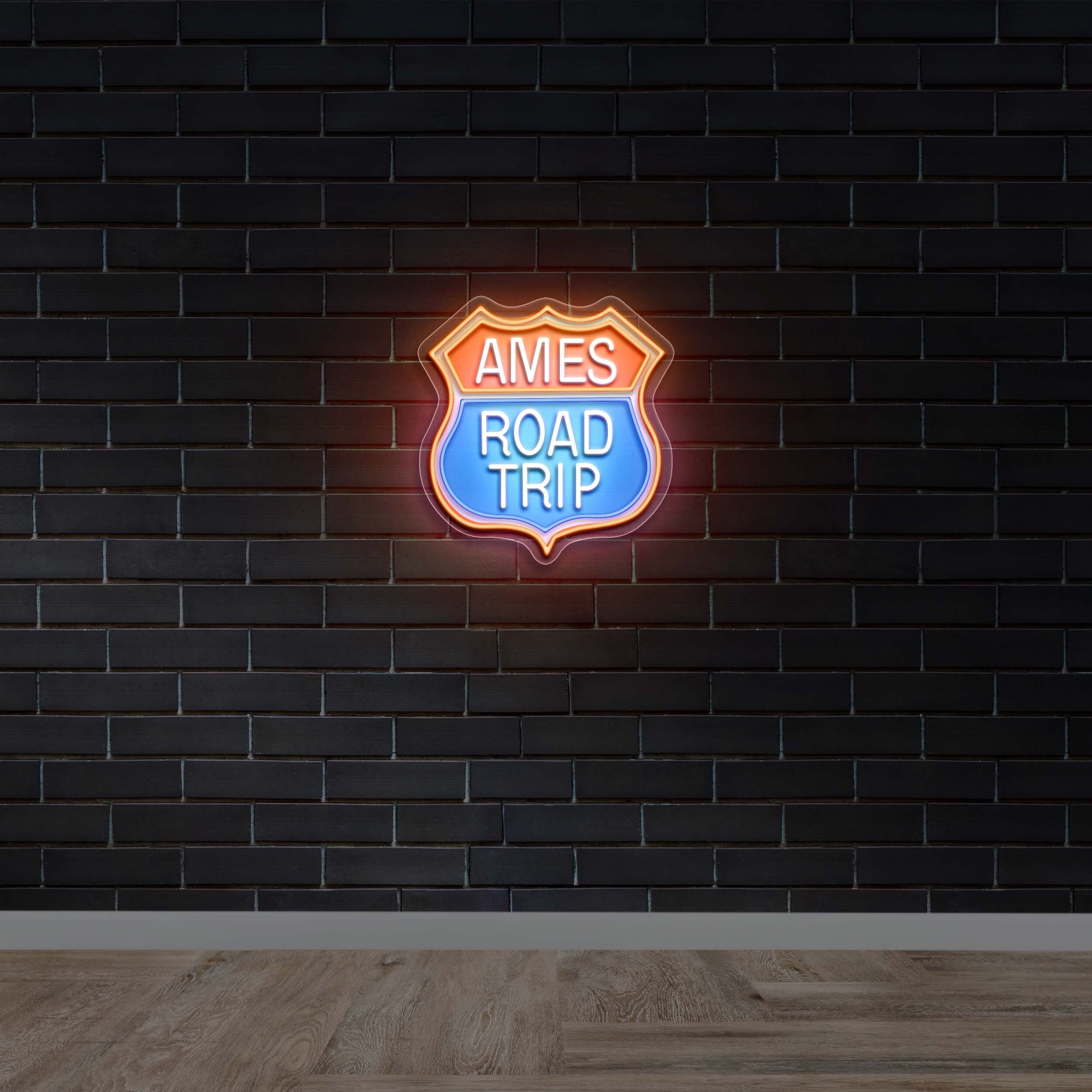 Ames Road Trip - Premium Neon Artwork