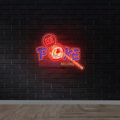 POKE - Premium Neon Artwork