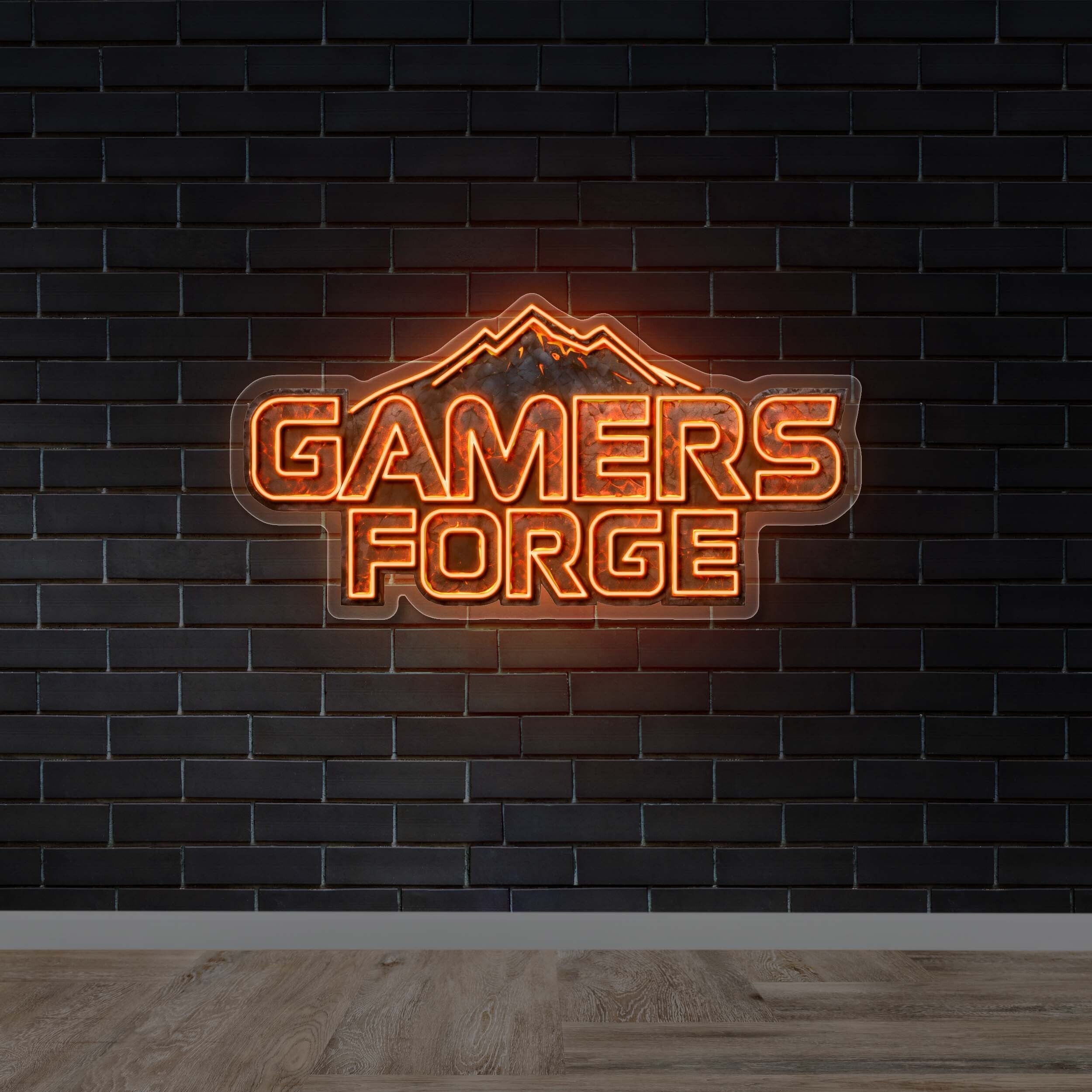 GAMERS FORGE - Premium Neon Artwork