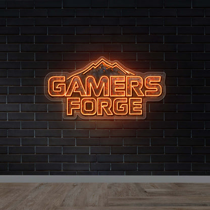 GAMERS FORGE - Premium Neon Artwork