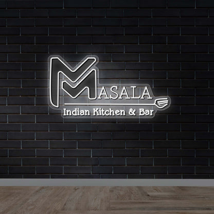 Masala Indian Kitchen & Bar - Premium Neon Artwork