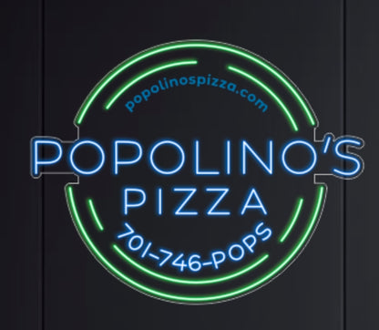 POPOLINO'S PIZZA - Premium Neon Artwork