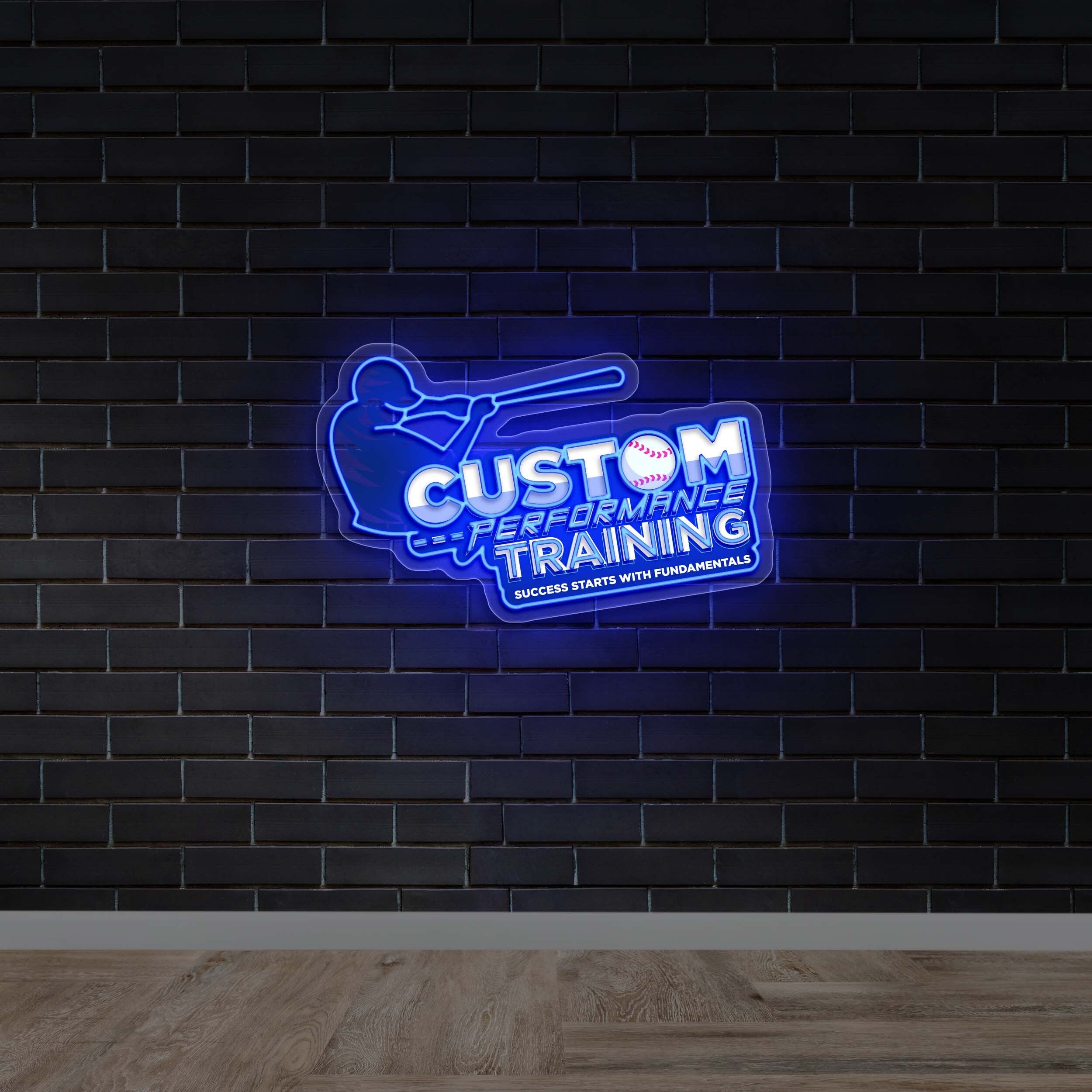 Custom Performance Training - Premium Neon Artwork