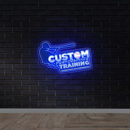 Custom Performance Training - Premium Neon Artwork