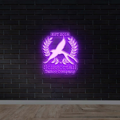 Scissortail Tattoo - Premium Neon Artwork