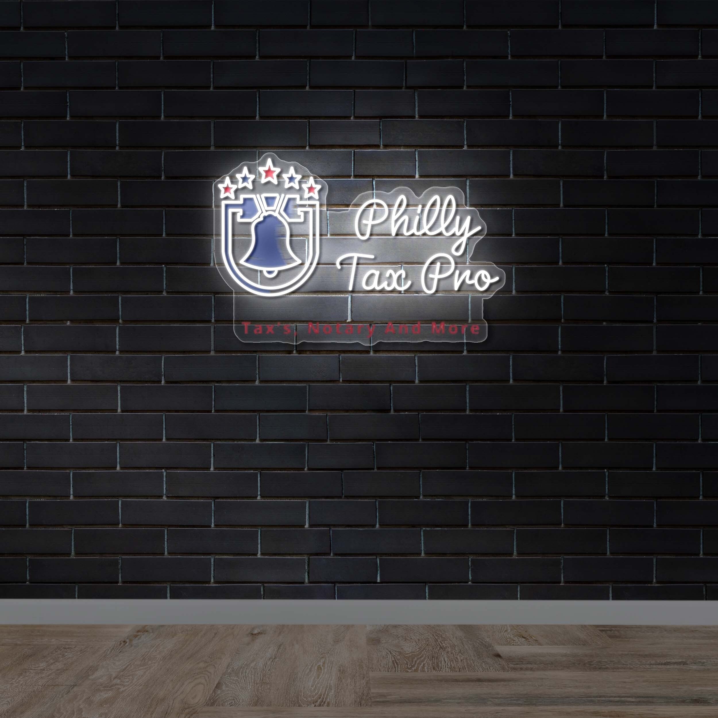 Philly Tax Pro - Premium Neon Artwork