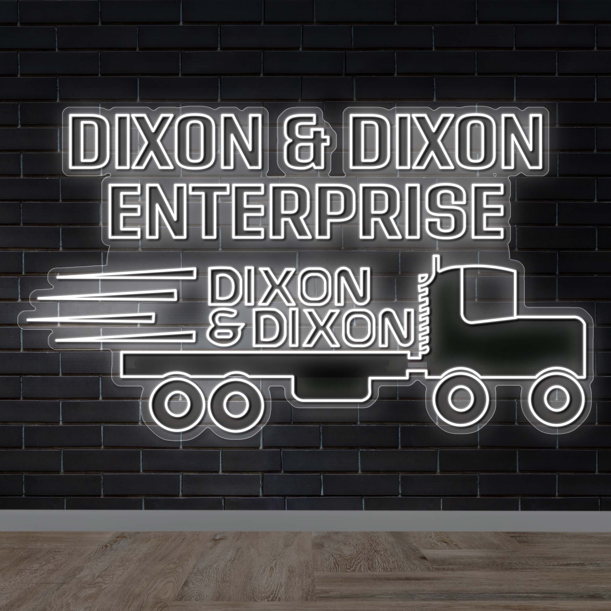 DIXON & DIXON ENTERPRISE - Premium Neon Artwork
