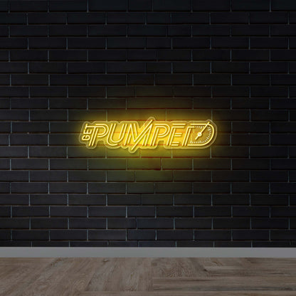 Get Pumped - Premium Neon Artwork