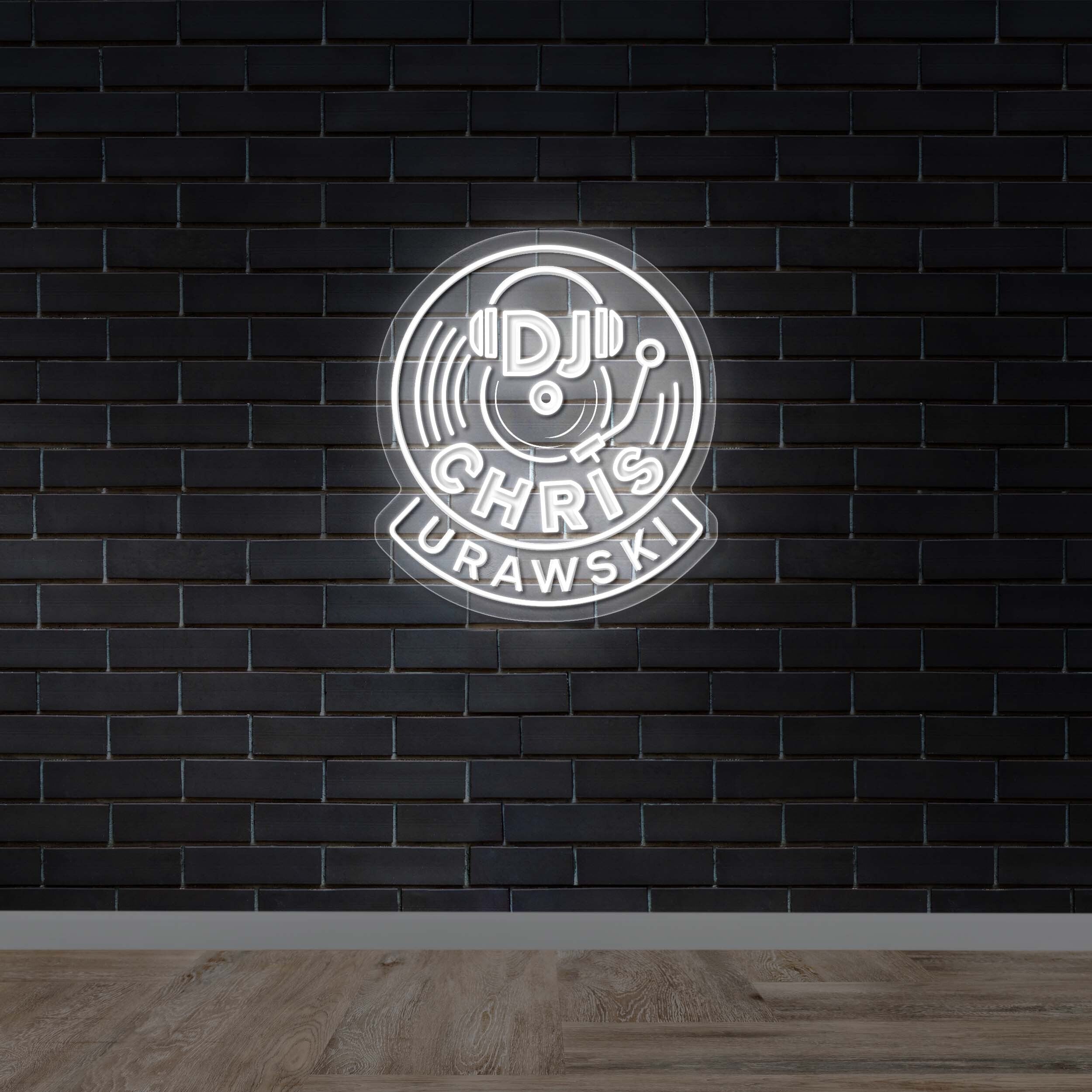 DJ CHRIS URAWSKI - Premium Neon Artwork