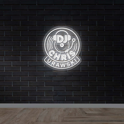 DJ CHRIS URAWSKI - Premium Neon Artwork
