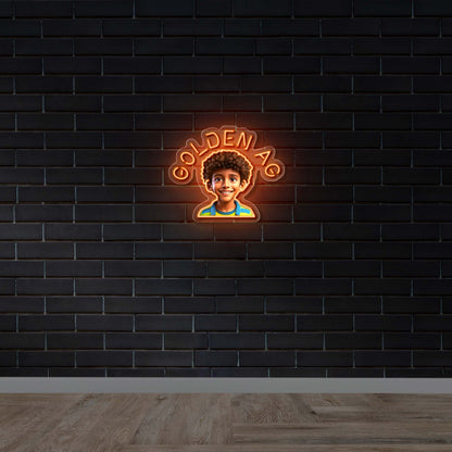 GOLDEN AG - Premium Neon Artwork
