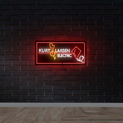 KURT LARSEN ELECTRIC - Premium Neon Artwork
