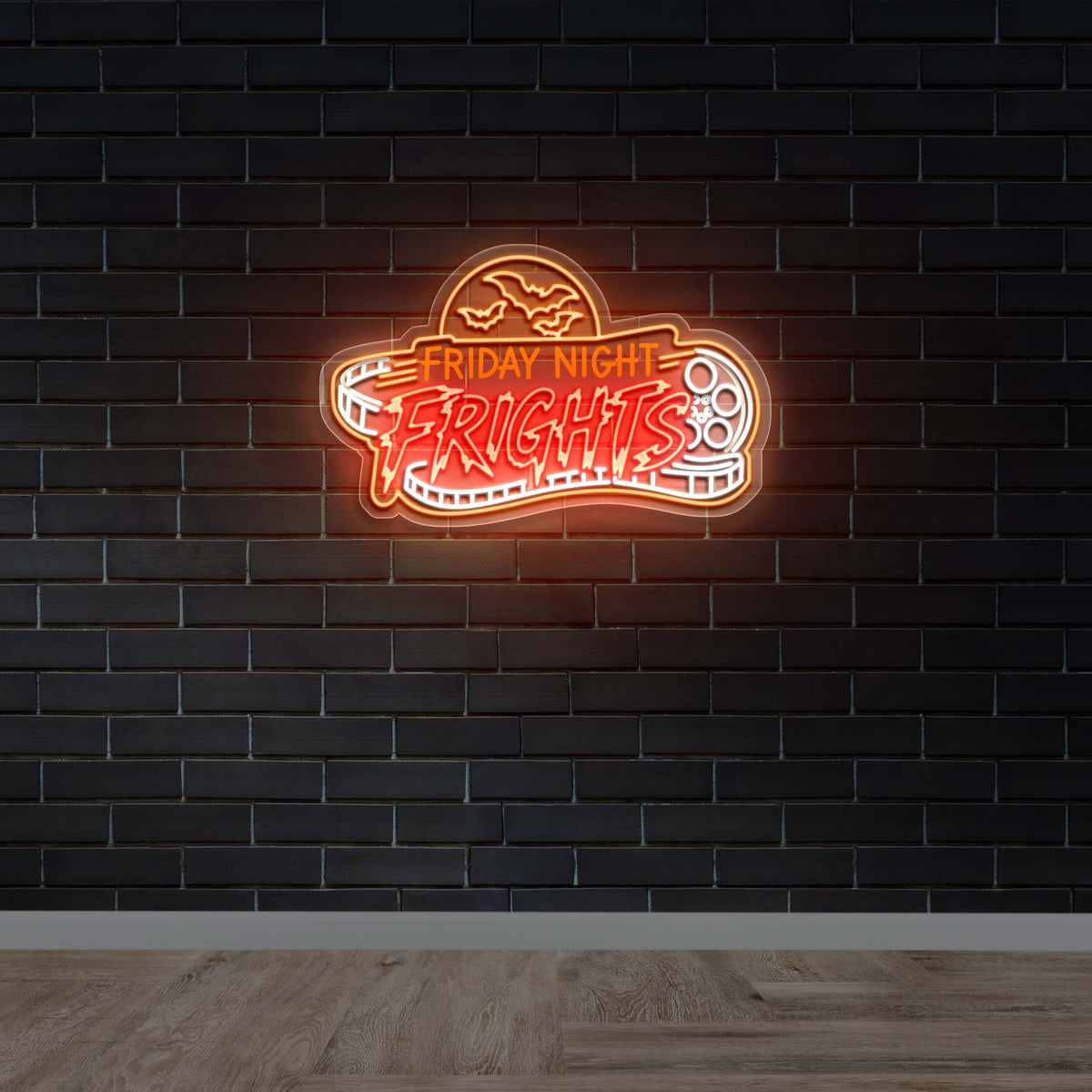 Friday Night Frights (version 2) - Premium Neon Artwork