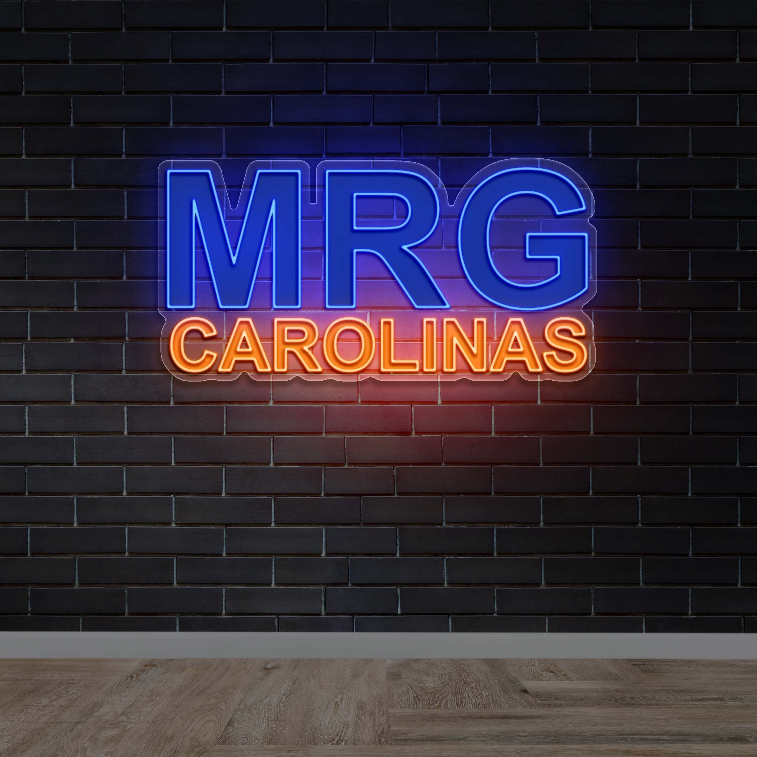 MRG CAROLINAS - Premium Neon Artwork