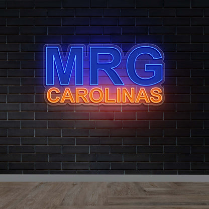 MRG CAROLINAS - Premium Neon Artwork
