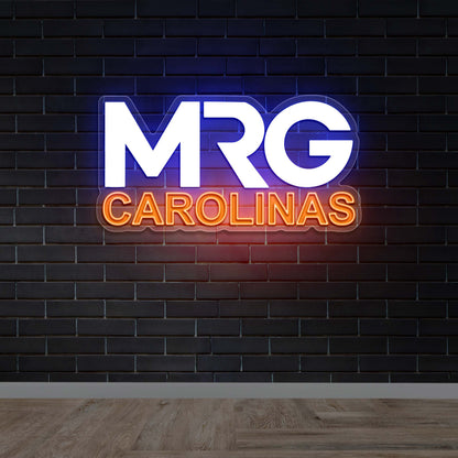 MRG CAROLINAS half backlit | 3rd Version - Premium Neon Artwork
