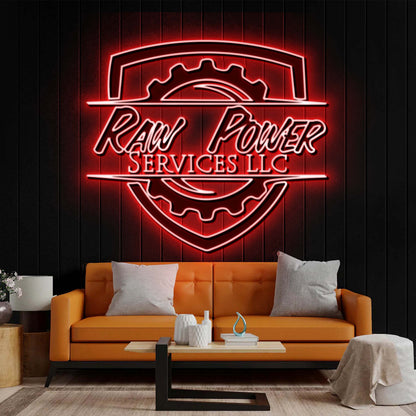 Raw Power - Premium Neon Artwork