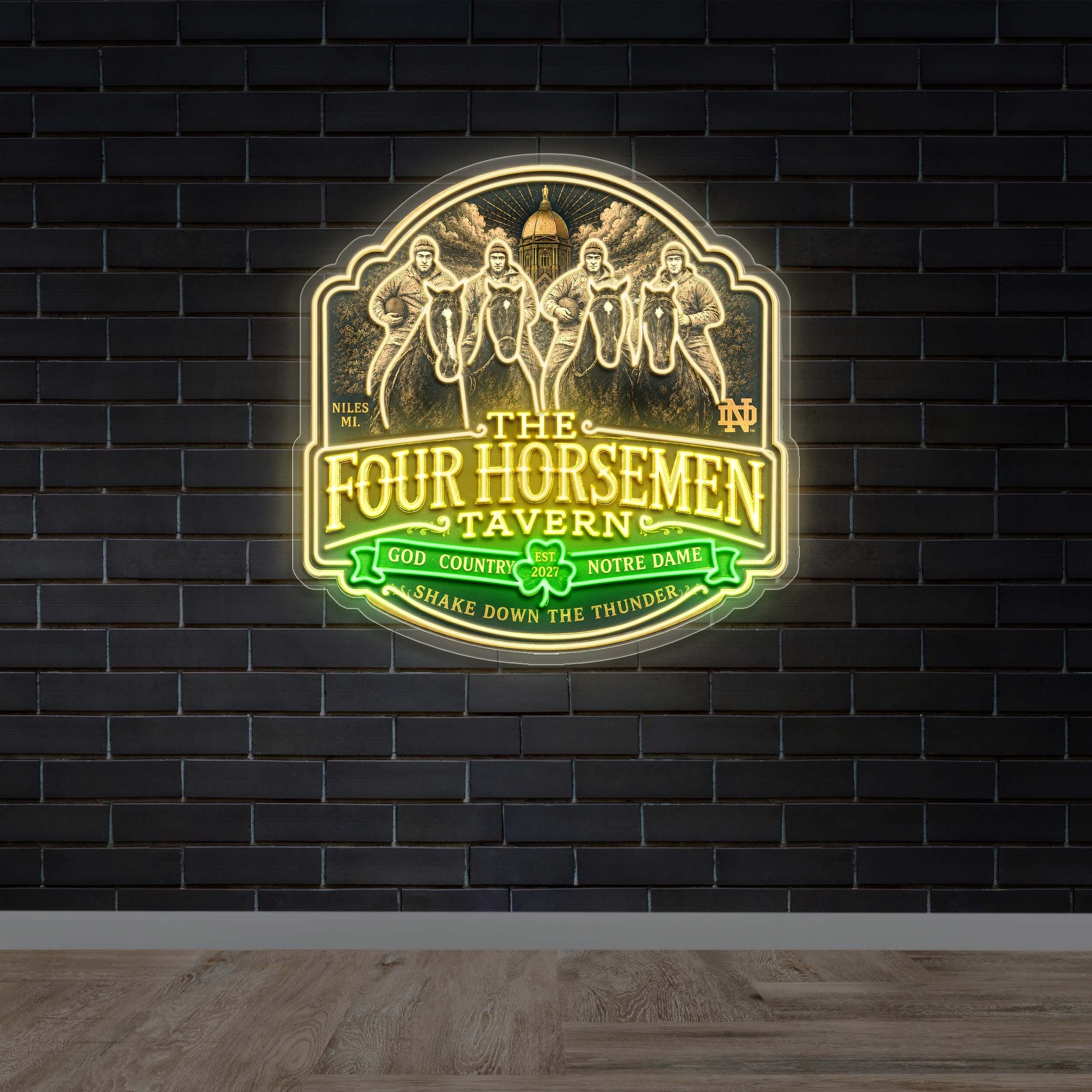 The Horsemen Tavern - Premium Neon Artwork