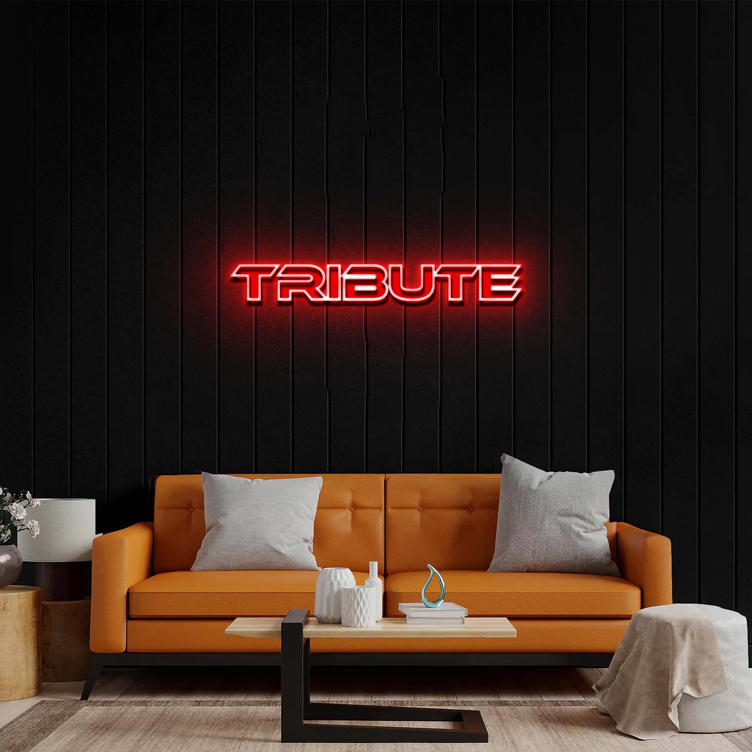 TRIBUTE - Premium Neon Artwork