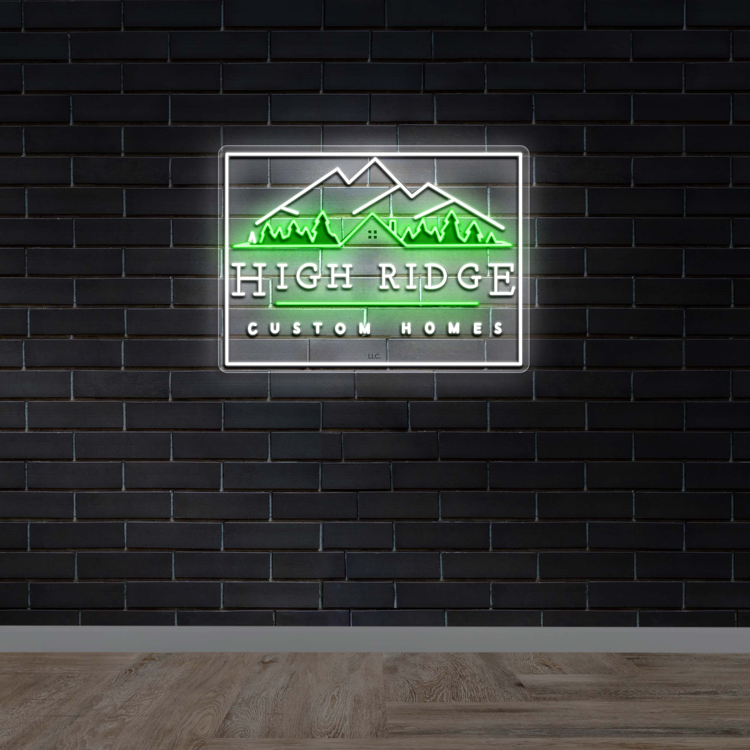 High Ridge Custom Homes  - Premium Neon Artwork