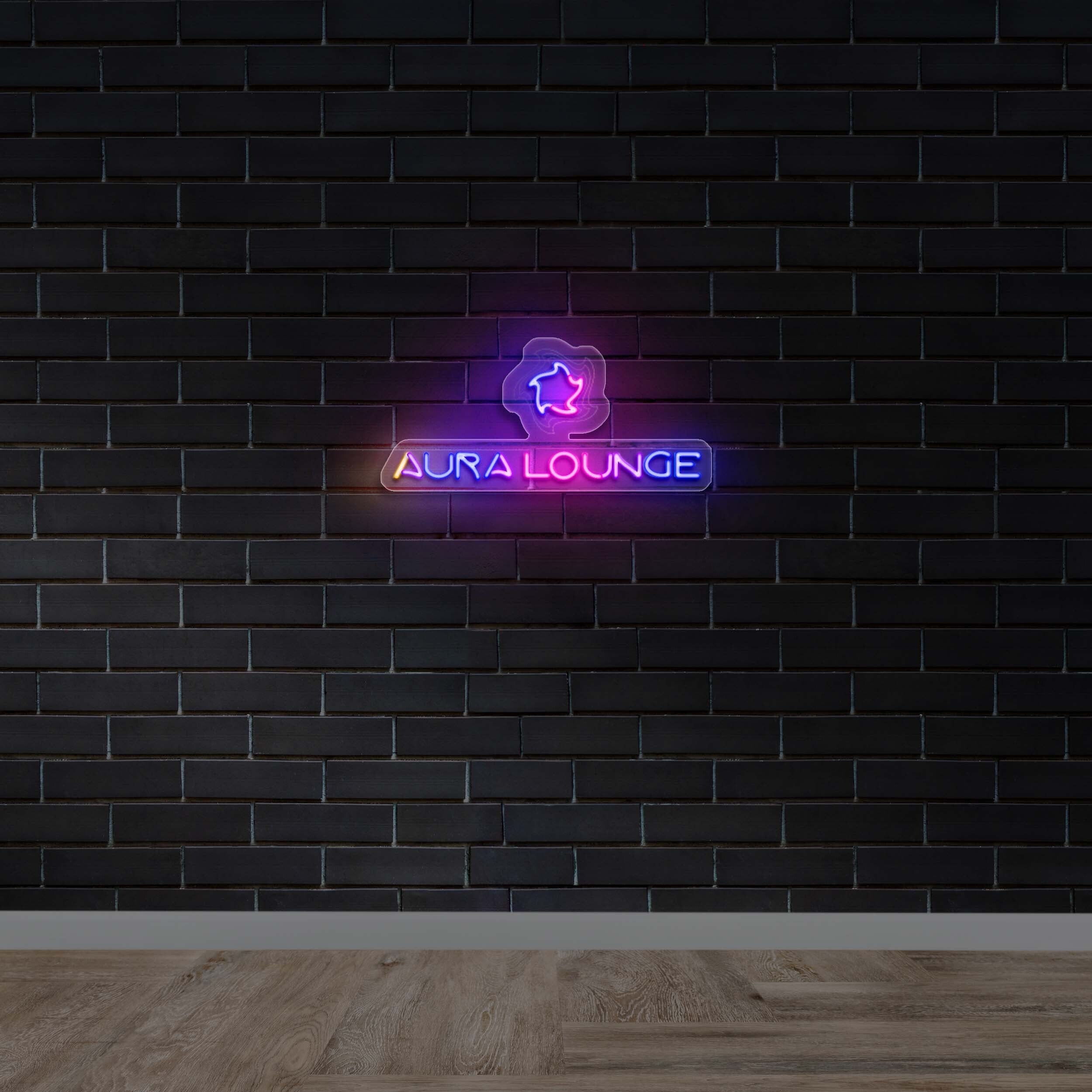 AURA LOUNGE - Premium Neon Artwork