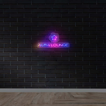 AURA LOUNGE - Premium Neon Artwork