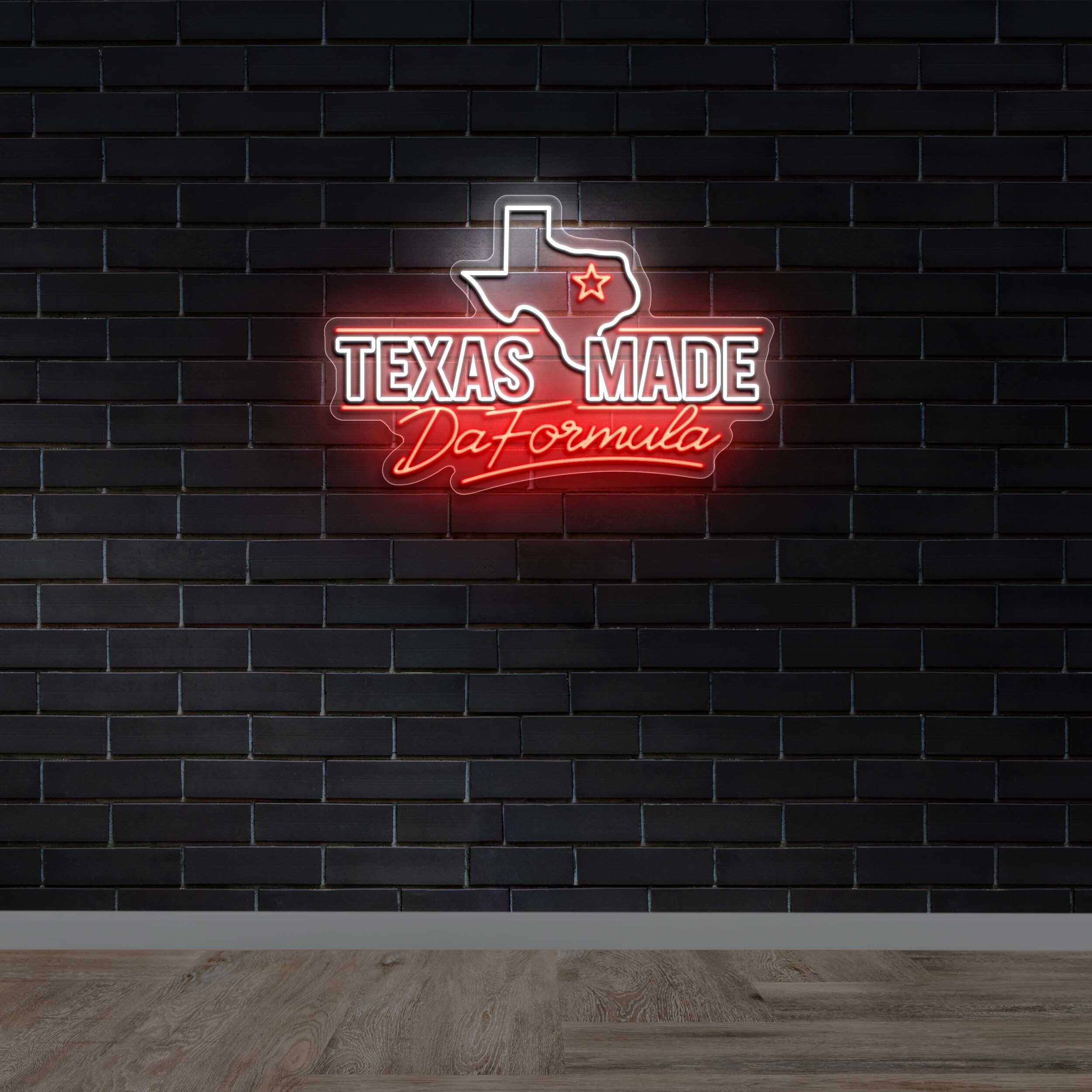 Texas Made Da Formula - Premium Neon Artwork