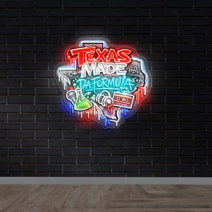 Texas Made Da Formula | 2nd Version- Premium Neon Artwork
