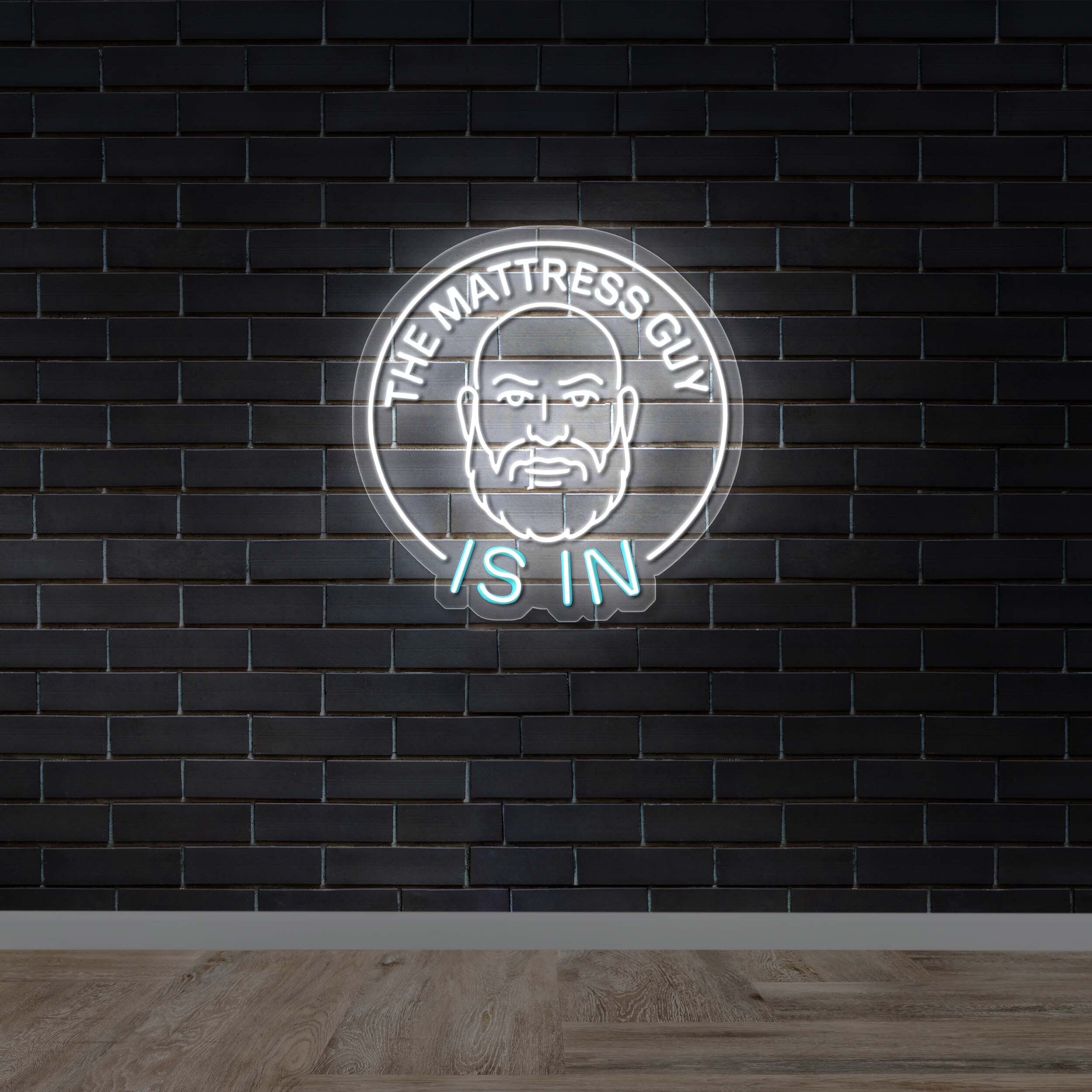 THE MATTRESS GUY IS IN - Premium Neon Artwork