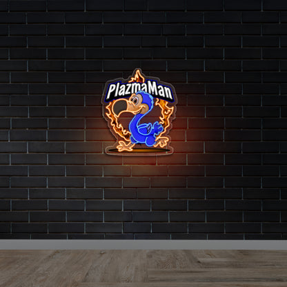 PlazmaMan - Premium Neon Artwork