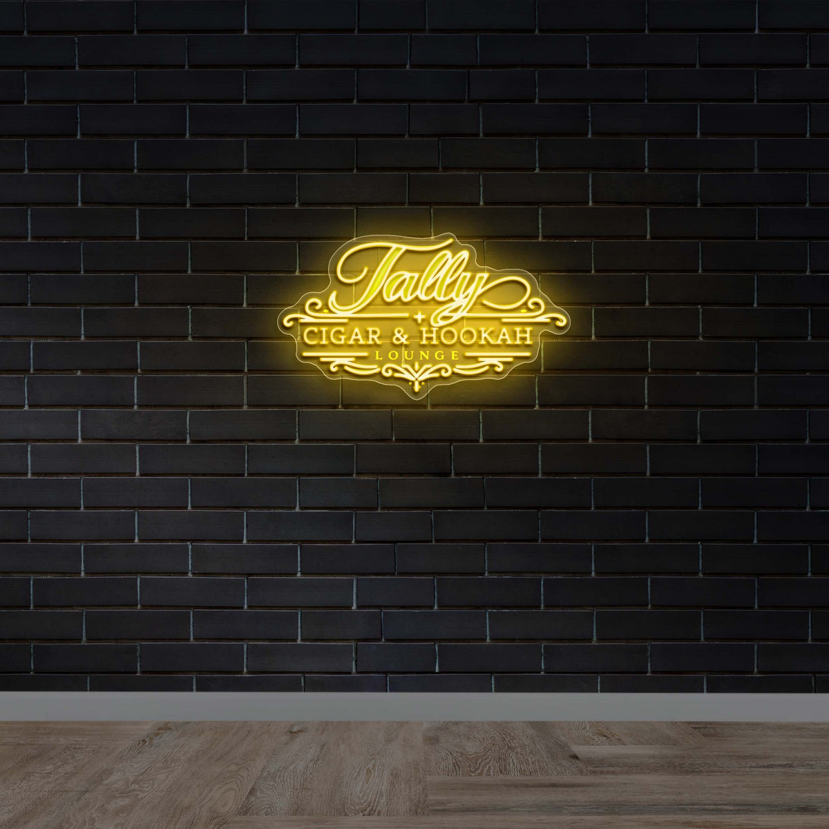 Tally Cigar & Hookah Lounge - Premium Neon Artwork