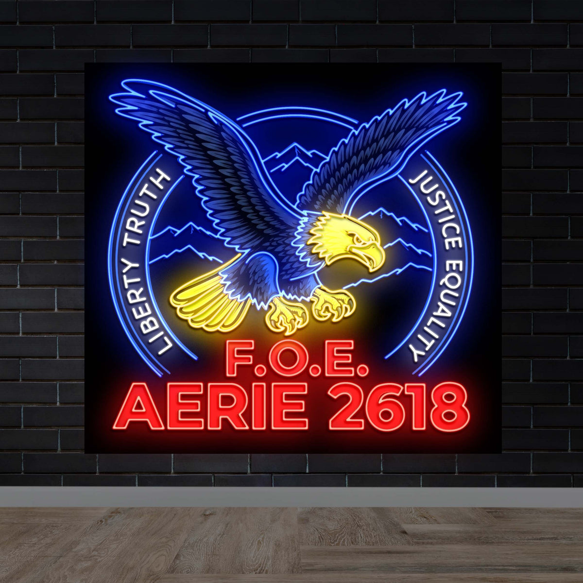 Aerie #2618 | Double Sided - Premium Neon Artwork